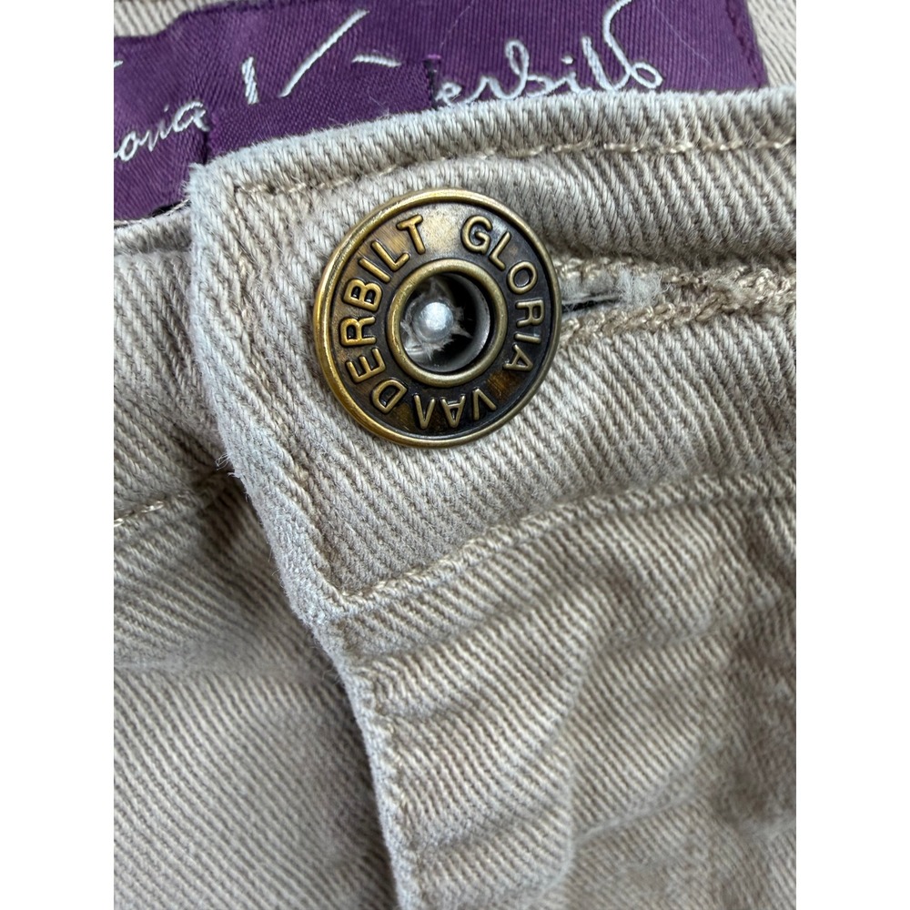 Gloria Vanderbilt Amanda Jeans Womens Tan High Rise Tapered 32x29 - Picture 6 of 11